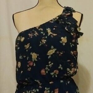 Off shoulder Navy blouse